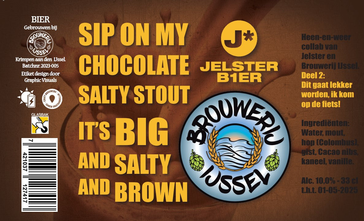 Sip on my chocolate salty Stout